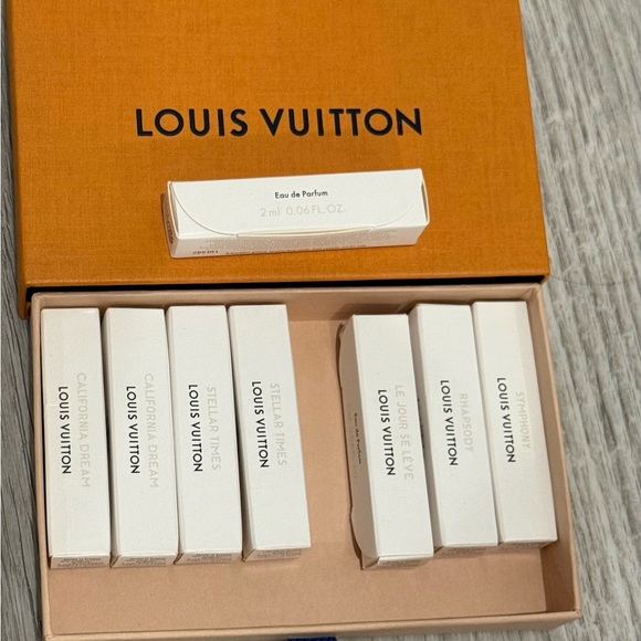 Louis Vuitton Orange Box Travel Perfume Gift Set - Picture 3 of 5